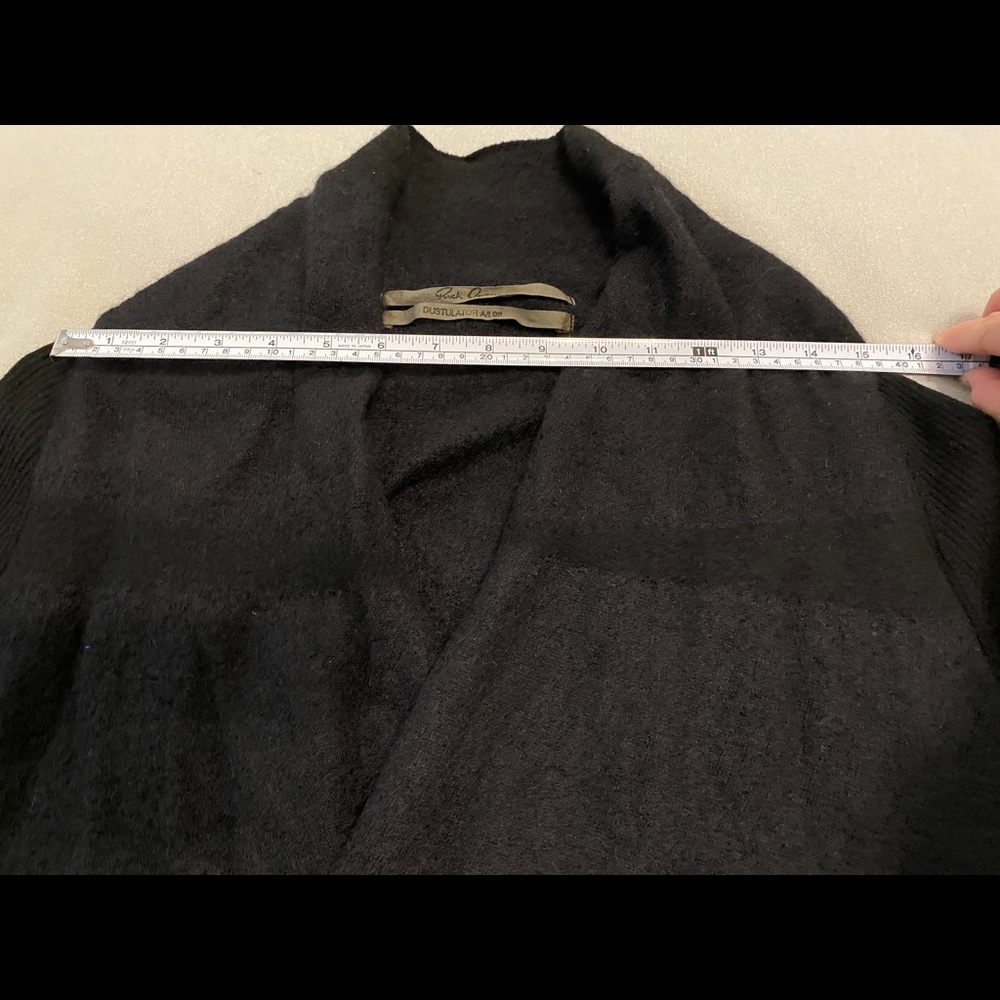 Authentic Rick Owens Cardigan/ wrap - Picture 10 of 12